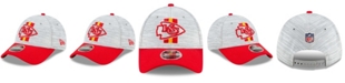New Era Men's Gray and Red Kansas City Chiefs 2021 NFL Training Camp Official 9FORTY Adjustable Hat